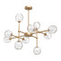 Lámpara de araña Modern Luxury Copper Crystal by Lamlux - Navruzpro