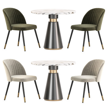 Стол и стулья  Dining Set 57 3D модель