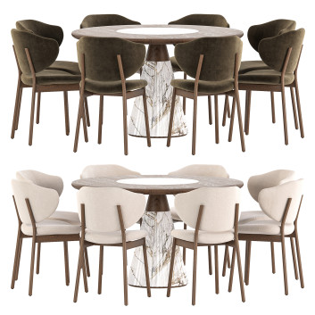 Стіл та стільці Morelato Marilyn and Holly Dining Set 53