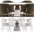 Mesa y sillas Morelato Marilyn and Holly Dining Set 53 - zvezdaboy