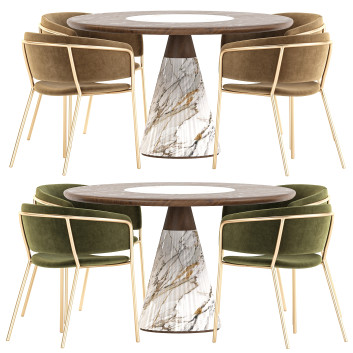 Table and Chairs Morelato Marilyn and Konnie Dining Set 52