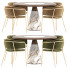 Mesa y sillas Morelato Marilyn and Konnie Dining Set 52 - zvezdaboy