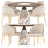 Стол и стулья Morelato Marilyn and Angelo Dining Set 51 - zvezdaboy
