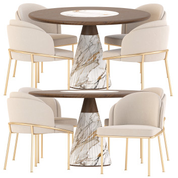 Стол и стулья Morelato Marilyn and Angelo Dining Set 51