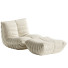 Silla de Bolsa y Otomana Suede Armless by Trule - Chamfer