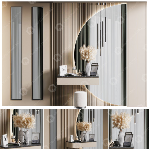 Pasillo Conjunto 04 Modelo 3D