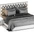 Bett und Nachttischchen Restoration Hardware Adler Diamond - payam