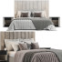 Ліжко та тумбочки Restoration Hardware Modena Fabric Vertical - payam