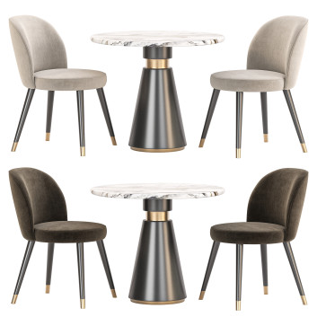 Tisch und Stühle Tirolo Dining Set 70
