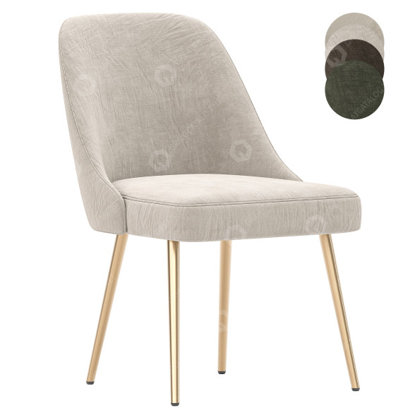 Président Mid Century Dining modèle 3D