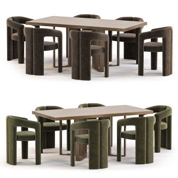 Tisch und Stühle Danetti Jonah and Dudet Set 66