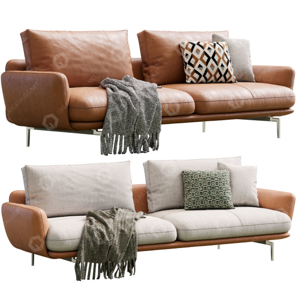 Sofa Poltrona Frau Get Back 3D-Modell