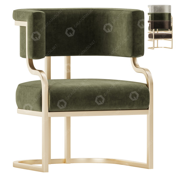 Fauteuil Faux Modern modèle 3D