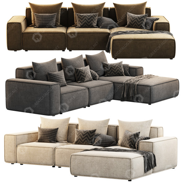 Sofa Jesse Daniel 3D-Modell
