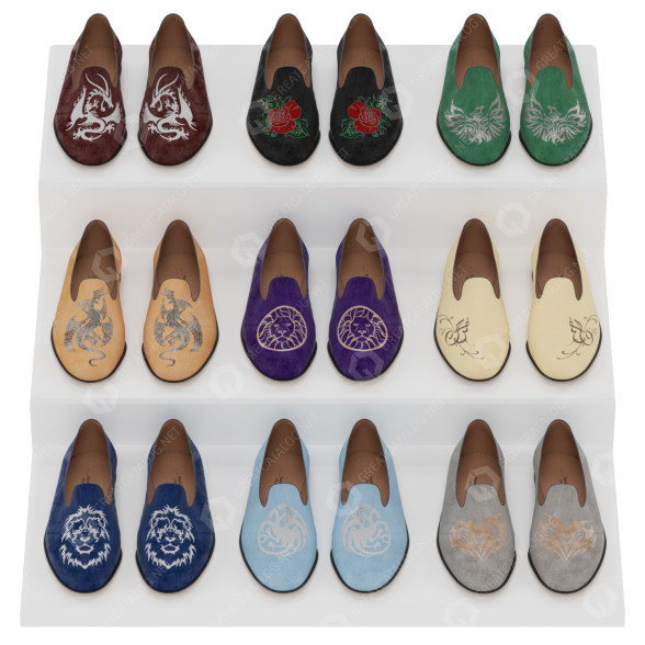 Zapatos Mens Loafers Modelo 3D