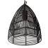 Hängeleuchte Bazar Bizar Wicker Bala Black S - artpolka