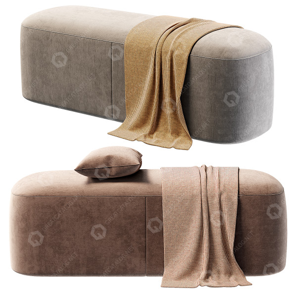 Ławka Vorsen Ottoman model 3D