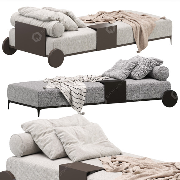 Шезлонг Ditre Italia Sanders Air Outdoor 3D модель