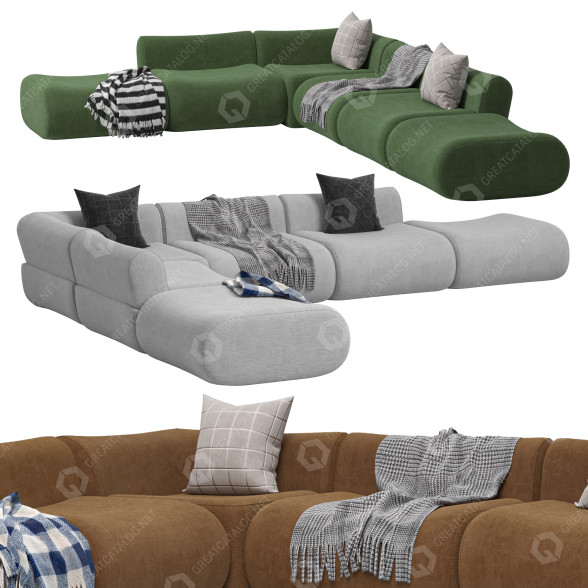 Диван Jardan Lemmy Corner 3D модель
