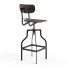 Hoker barowy Rendez-Vous Deco Retro Adjustable 66-85 cm - Skover