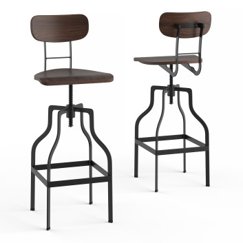 Барний стілець Rendez-Vous Deco Retro Adjustable 66-85 cm