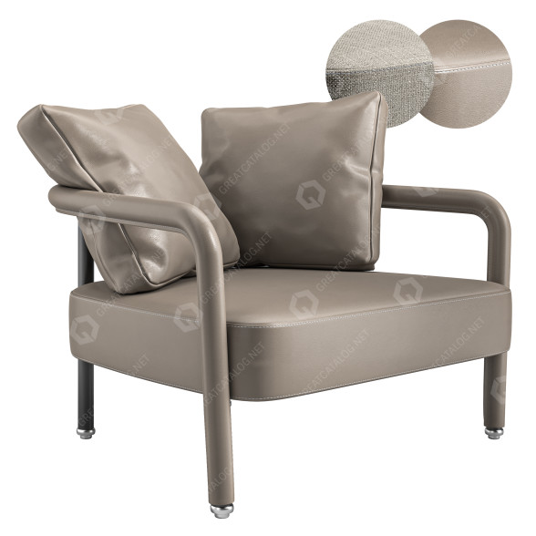 Fotel B&B Italia Pochette model 3D