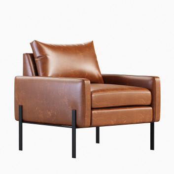 Крісло Unison Gunnison Cognac Leather