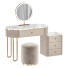 Schminktisch und Pouf Homary Oboval - Rivera 3D