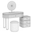Schminktisch und Pouf Homary Oboval - Rivera 3D