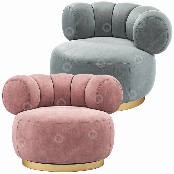 Крісло Eichholtz Phedra Swivel 3D модель