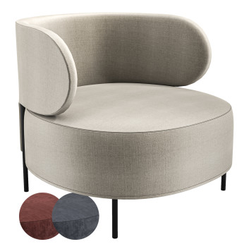 Fauteuil  Gallotti&Radice Akiko Lounge Modèle 3D