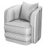 Fauteuil Balmain Blush Velvet Gold - Jasurbek
