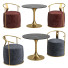 Table et chaises Homary Gray in Gold - Jasurbek