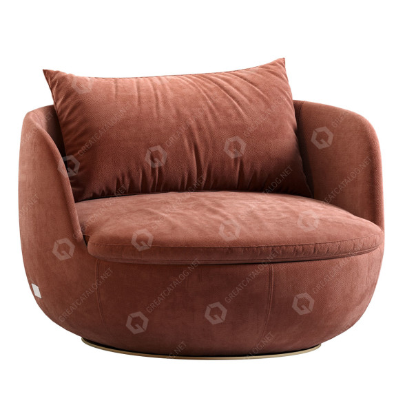 Крісло Moooi Bart Swivel 3D модель
