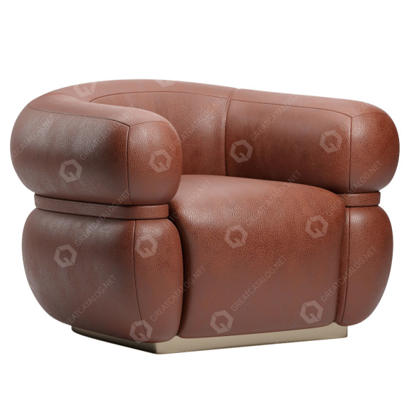 Крісло Dooq Malibu 3D модель
