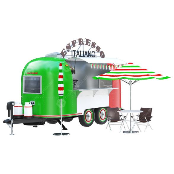 Трейлер Airstream Coffee Bar 3D модель