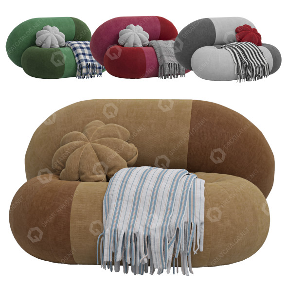 Sofa Sancal Loop model 3D