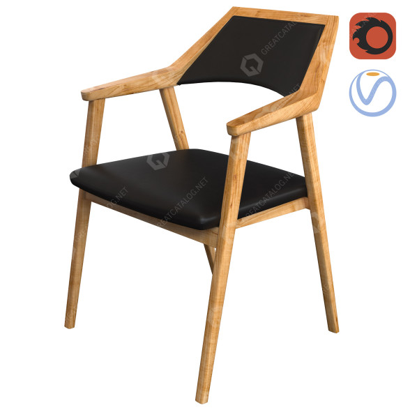 Stuhl Larforma Quattro 3D-Modell