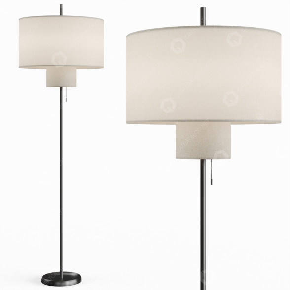 Lampa podłogowa New Works Margin model 3D