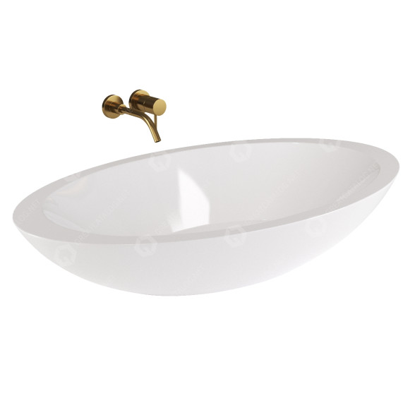 Умивальник Lusso Spoon Countertop Stone Basin 3D модель