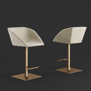 Bar Stool Hexagon 3D model・Download 3D models・Great Catalog