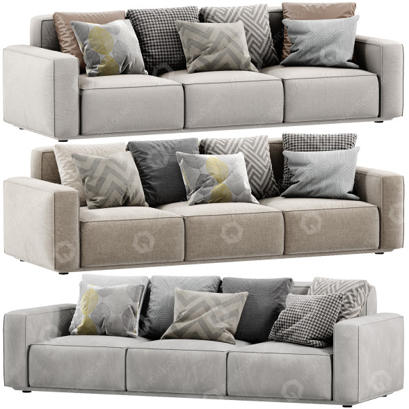 Sofa Arflex Marechiaro 258 3D model