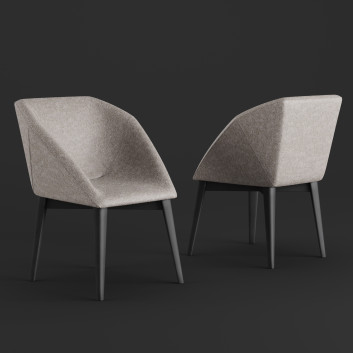 Stuhl  W-Hexagon 3D-Modell
