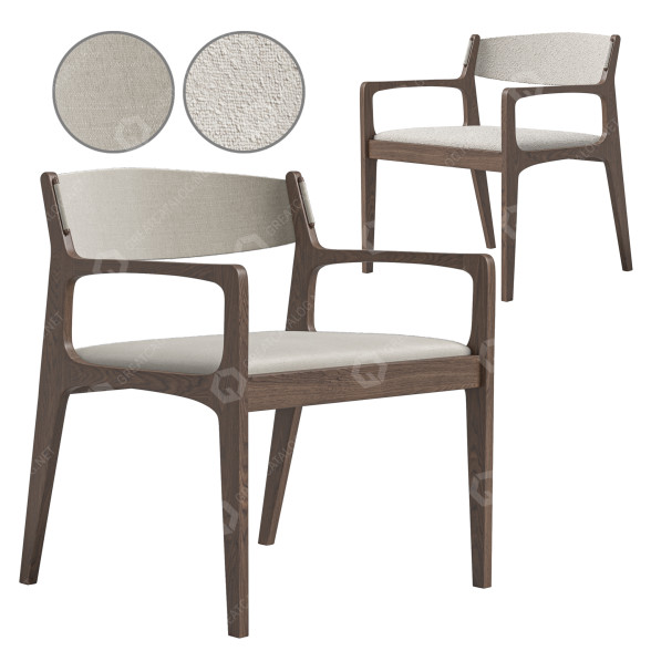 Armchair Estudiobola Helga 3D model