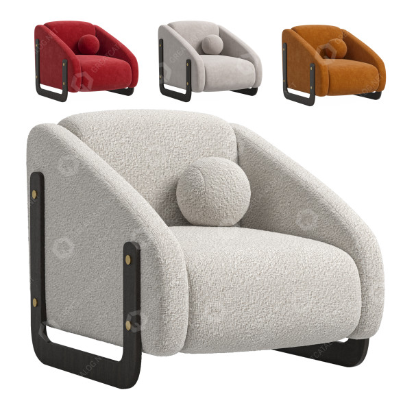 Fauteuil Four Hands Bevan modèle 3D