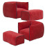 Sillón y otomana MDF Italia Mia - Jasurbek