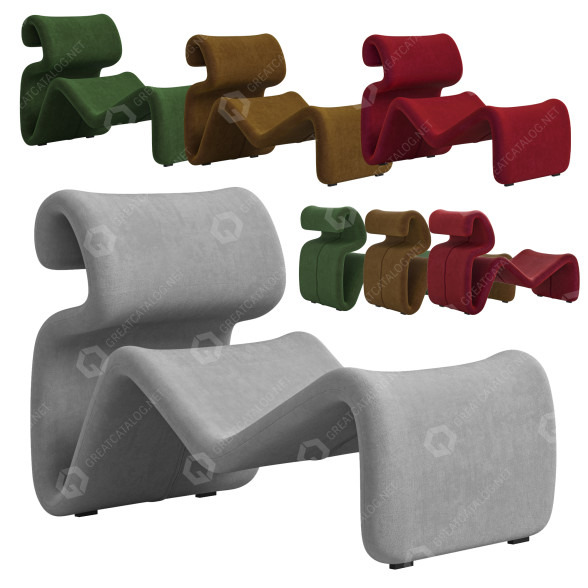 Sessel Artilleriet Etcetera 3D-Modell