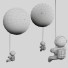 Бра Creative Astronaut Moon - musliman1422