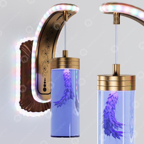 Lampe murale New Real Flower modèle 3D