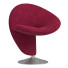 Chair Manhattan Comfort Curl Wool Blend Swivel Accent - Jasurbek